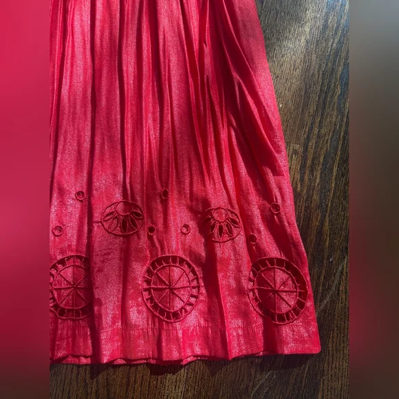 Blue Island Dress/Beach Cover Up with Pockets (partially see through) - Picture 3 of 5